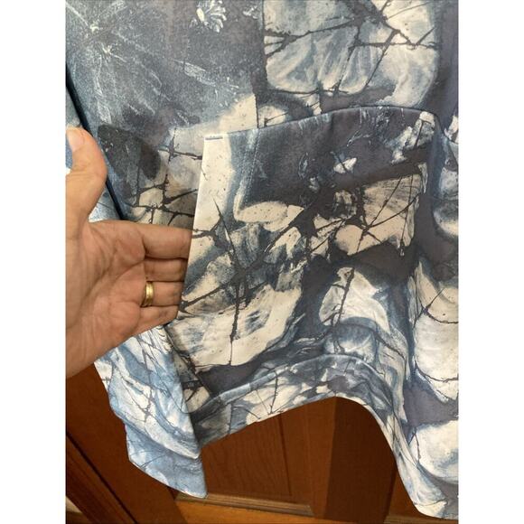 Nike Men’s Hoodie Sz M New Azul Blue Printed Therma-Fit Pullover DQ4836-472 - Picture 7 of 10